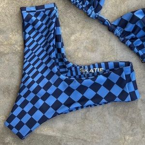 SKATIE SWIM Mandi Cheeky Bottom in St Martin Blue